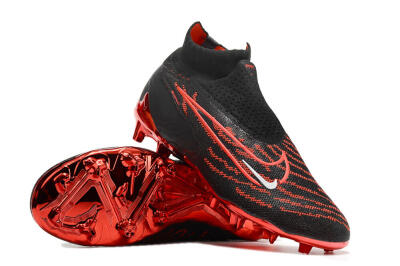Men's Nike Phantom GX Elite DF FG Football Boots - Black/Red
