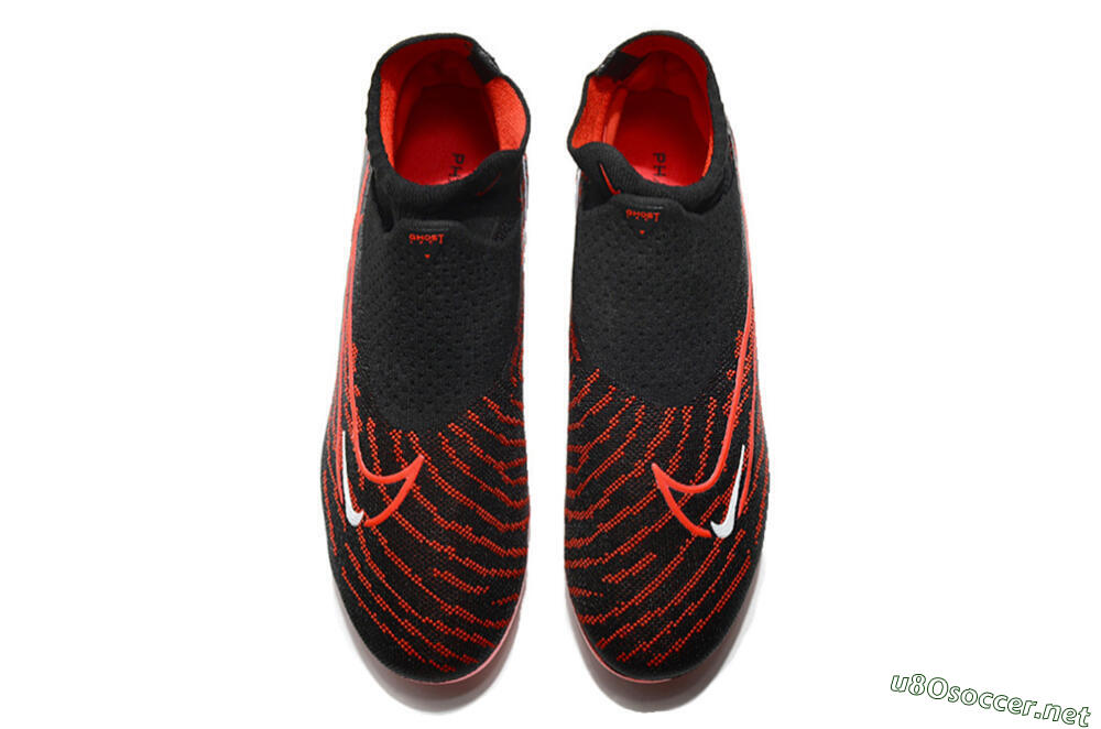 Men's Nike Phantom GX Elite DF FG Football Boots - Black/Red 5