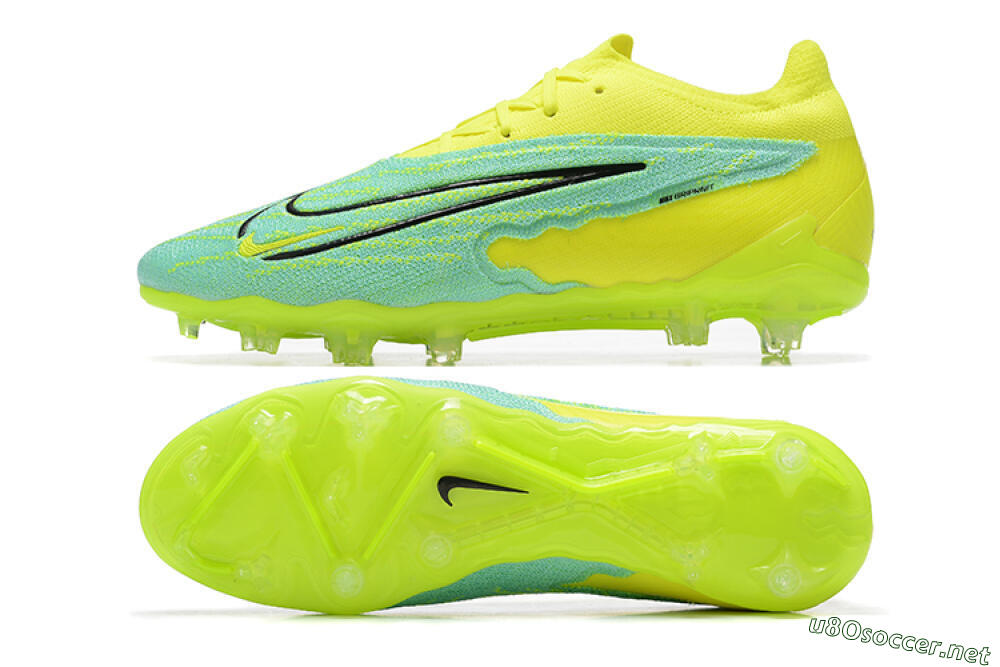 Men's Nike Phantom GX Elite FG Football Boots - Green/Blue/Black 1