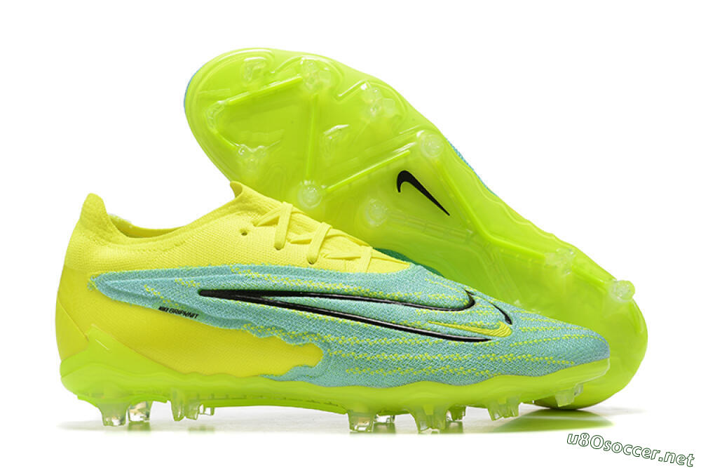Men's Nike Phantom GX Elite FG Football Boots - Green/Blue/Black 2