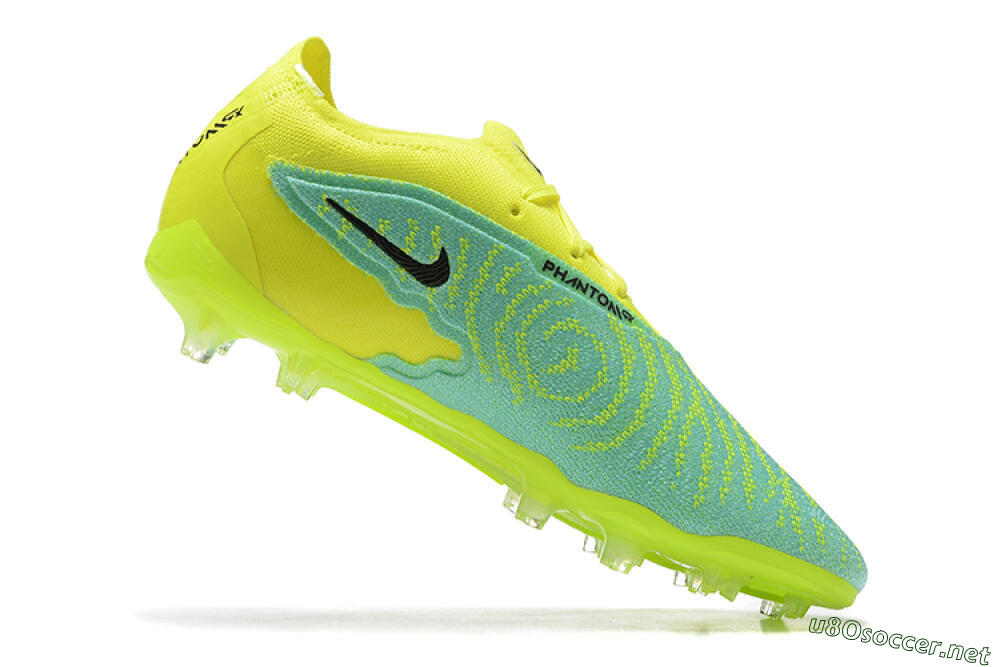 Men's Nike Phantom GX Elite FG Football Boots - Green/Blue/Black 7