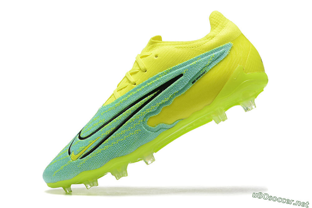 Men's Nike Phantom GX Elite FG Football Boots - Green/Blue/Black 8