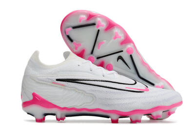 Men's Nike Phantom GX Elite FG Football Boots - White/Pink/Black