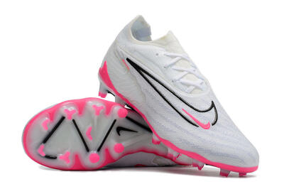 Men's Nike Phantom GX Elite FG Football Boots - White/Pink/Black