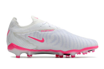 Men's Nike Phantom GX Elite FG Football Boots - White/Pink/Black