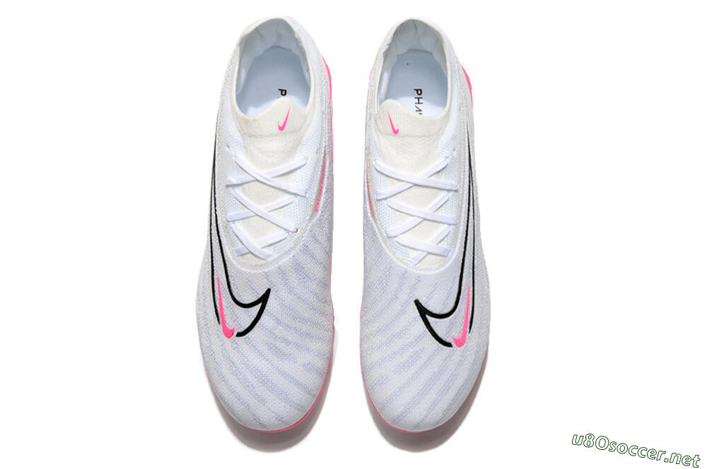 Men's Nike Phantom GX Elite FG Football Boots - White/Pink/Black 5