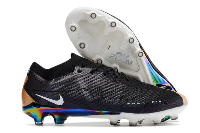 Men's Nike Air Zoom Mercurial Vapor 15 Elite AG Football Boots - Black/White/Brown