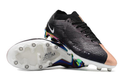 Men's Nike Air Zoom Mercurial Vapor 15 Elite AG Football Boots - Black/White/Brown