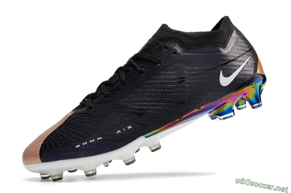 Men's Nike Air Zoom Mercurial Vapor 15 Elite AG Football Boots - Black/White/Brown 5