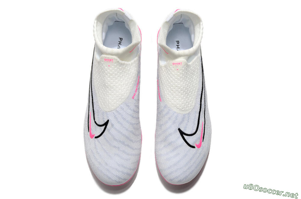 Men's Nike Phantom GX Elite DF FG Football Boots - White/Black/Pink 5