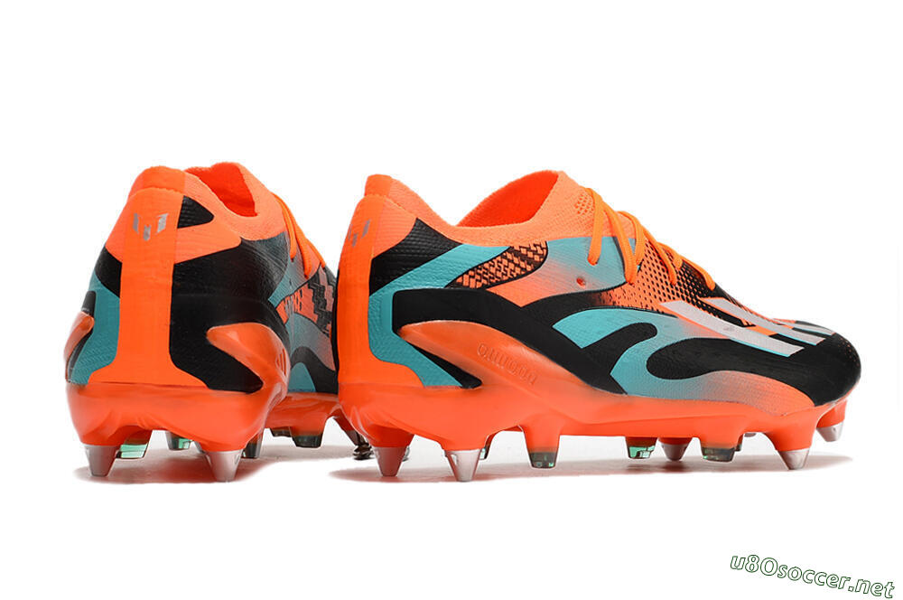 Men's Adidas X Speedportal.1 SG Football Boots - Orange/Black 6