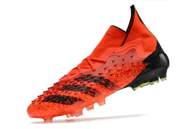 Unisex Adidas Predator Freak.1 FG Football Boots - Red/Black