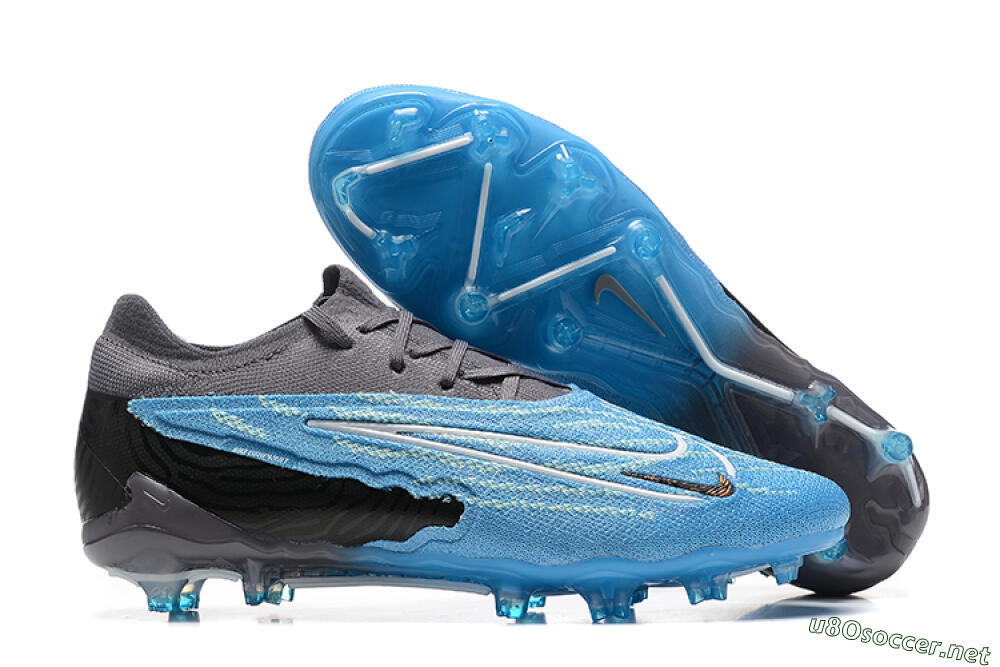 Men's Nike Phantom GX Elite FG Football Boots - Blue/Grey/White 2