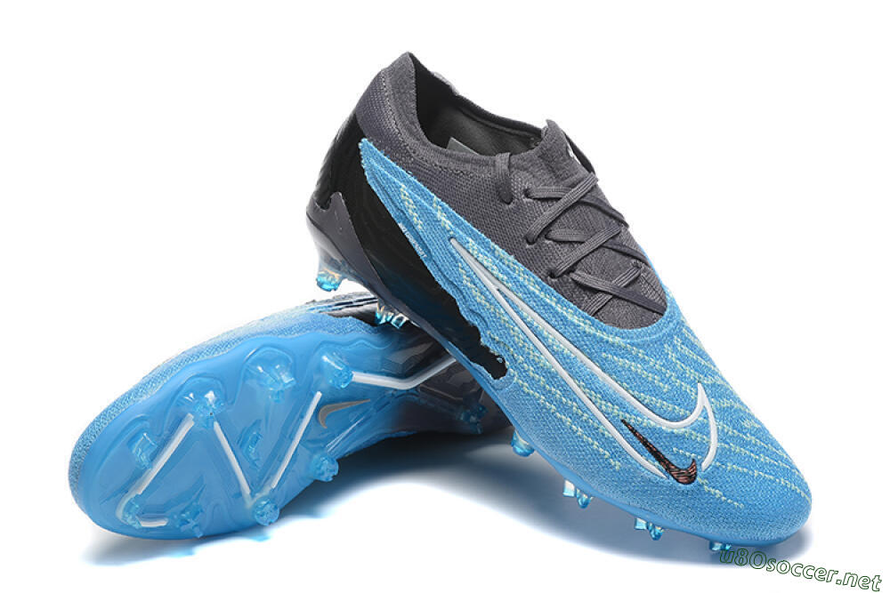 Men's Nike Phantom GX Elite FG Football Boots - Blue/Grey/White 4