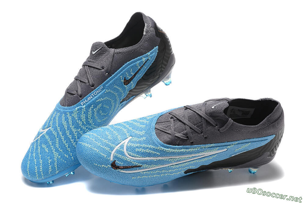 Men's Nike Phantom GX Elite FG Football Boots - Blue/Grey/White 6
