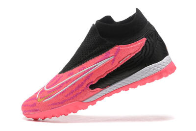 Men's Nike Phantom GX Elite DF TF Football Shoes - Red/Black/White