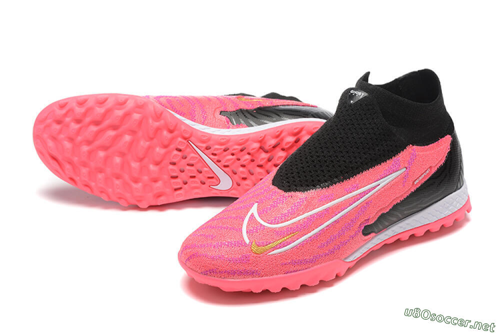 Men's Nike Phantom GX Elite DF TF Football Shoes - Red/Black/White 3