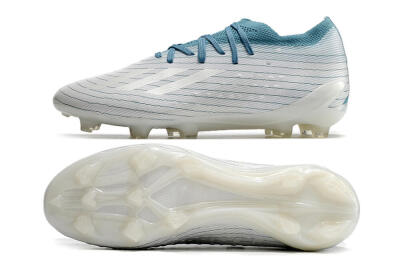 Men's Adidas X Speedportal.1 2022 World Cup FG Football Boots - White/Blue