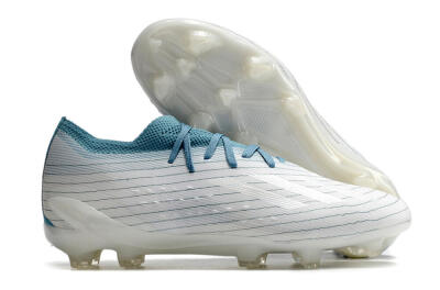 Men's Adidas X Speedportal.1 2022 World Cup FG Football Boots - White/Blue