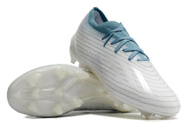 Men's Adidas X Speedportal.1 2022 World Cup FG Football Boots - White/Blue