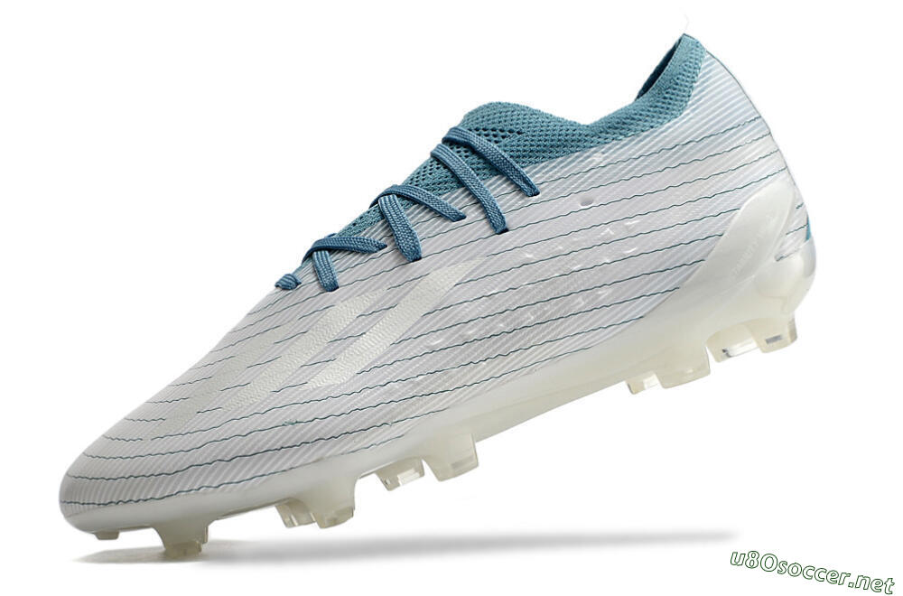 Men's Adidas X Speedportal.1 2022 World Cup FG Football Boots - White/Blue 5