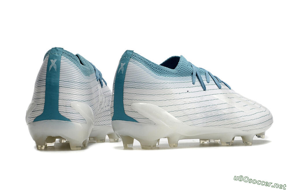 Men's Adidas X Speedportal.1 2022 World Cup FG Football Boots - White/Blue 6