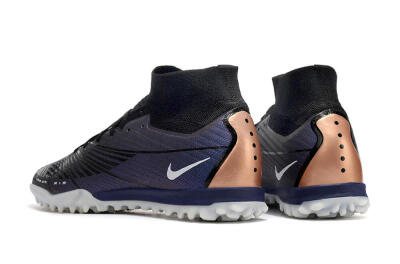 Unisex Nike Air Zoom Mercurial Superfly 9 Elite TF Football Shoes - Purple/Black