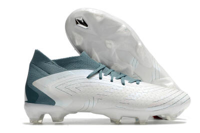 Unisex Adidas Predator Accuracy 23.1 FG Football Boots - White/Green