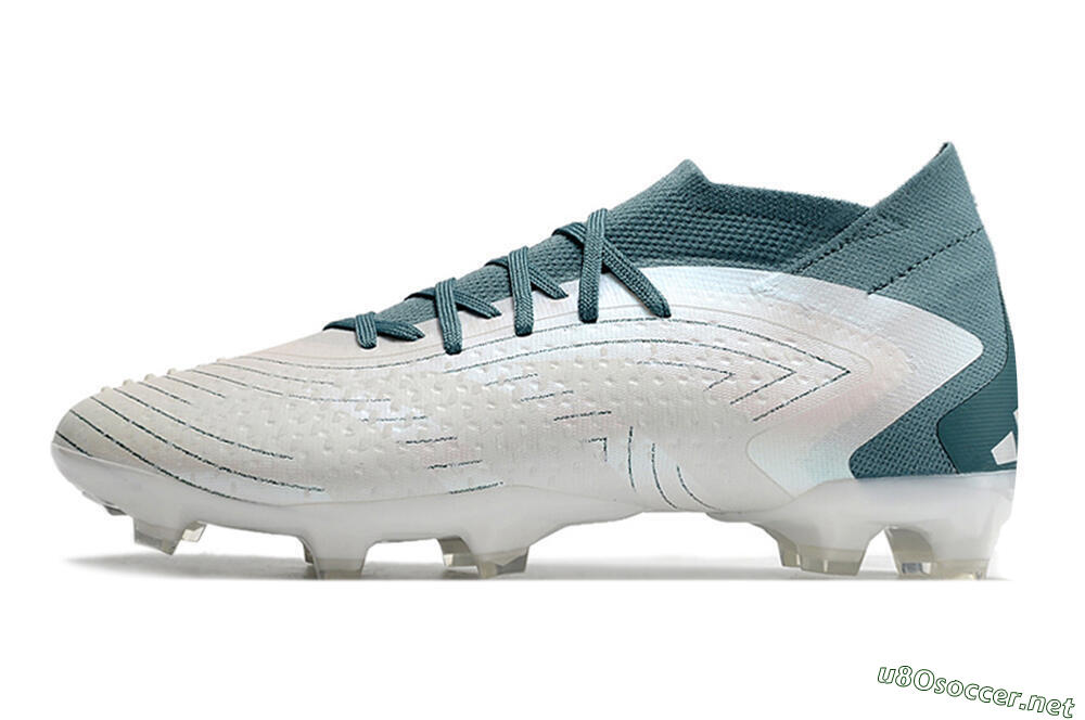 Unisex Adidas Predator Accuracy 23.1 FG Football Boots - White/Green 0
