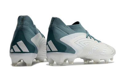 Unisex Adidas Predator Accuracy 23.1 FG Football Boots - White/Green