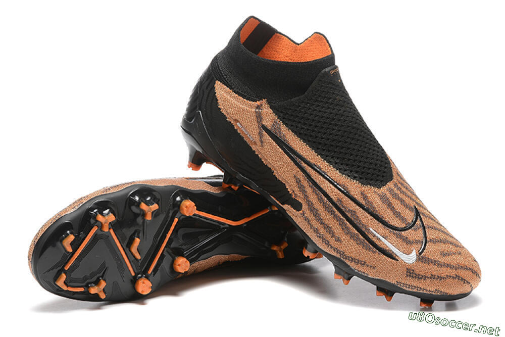 Men's Nike Phantom GX Elite DF AG Football Boots - Brown/Black 4