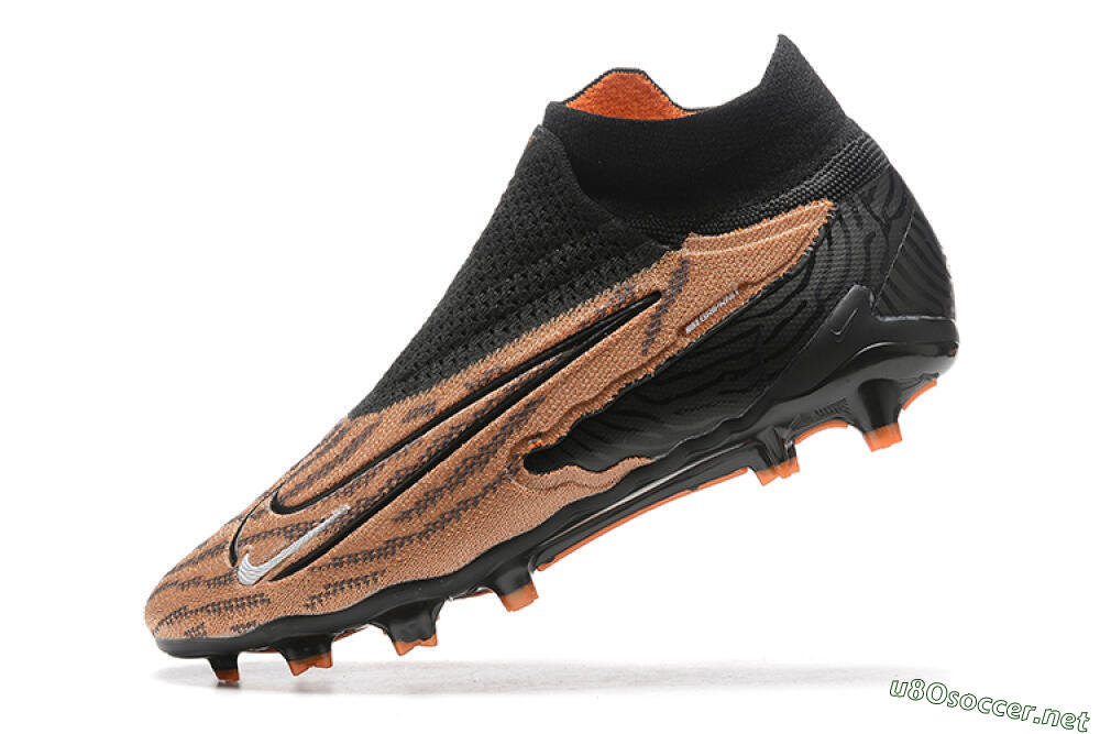 Men's Nike Phantom GX Elite DF AG Football Boots - Brown/Black 7