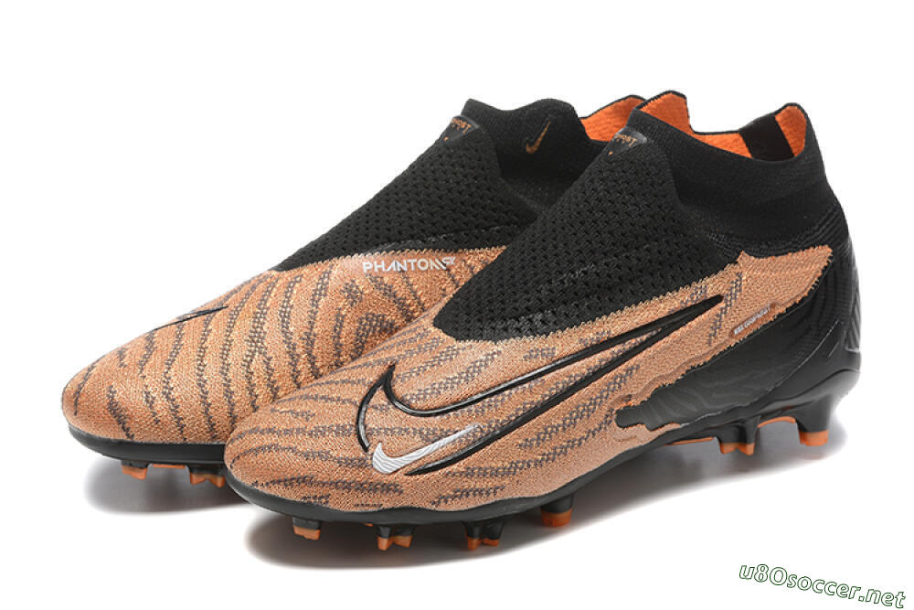 Men's Nike Phantom GX Elite DF AG Football Boots - Brown/Black 9