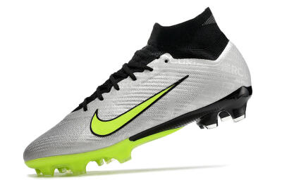 Men's Nike Air Zoom Mercurial Superfly 9 Elite FG Football Boots - Grey/Yellow/Black