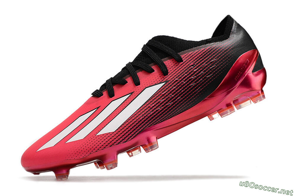 Men's Adidas X Speedportal.1 2022 World Cup FG Football Boots - Red/Black 5