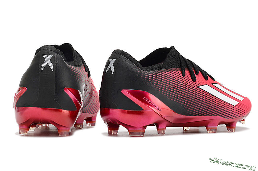 Men's Adidas X Speedportal.1 2022 World Cup FG Football Boots - Red/Black 6