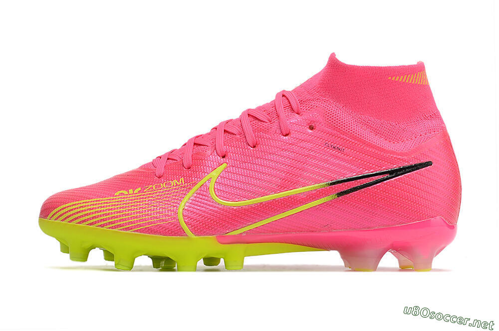 Unisex Nike Zoom Superfly 9 Elite SE AG Football Boots - Pink/Green 0