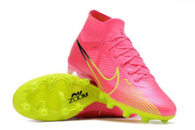 Unisex Nike Zoom Superfly 9 Elite SE AG Football Boots - Pink/Green