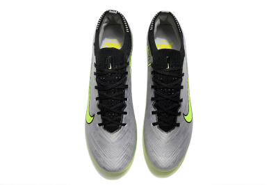 Unisex Nike Air Zoom Vapor 15 Elite SE AG Football Boots - Silver/Green/Black