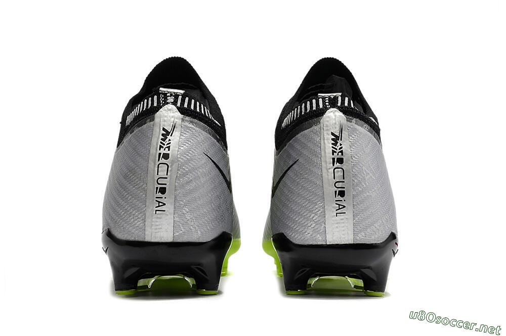 Unisex Nike Air Zoom Vapor 15 Elite SE AG Football Boots - Silver/Green/Black 6