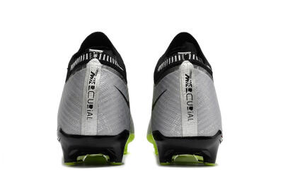 Unisex Nike Air Zoom Vapor 15 Elite SE AG Football Boots - Silver/Green/Black