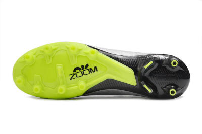 Unisex Nike Air Zoom Vapor 15 Elite SE AG Football Boots - Silver/Green/Black