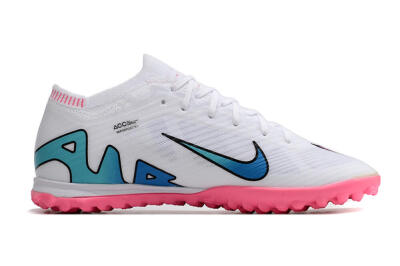 Unisex Nike Mercurial Vapor 15 Elite TF Football Shoes - White/Pink