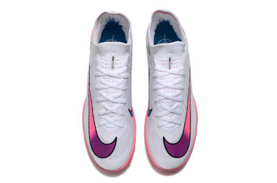Unisex Nike Mercurial Superfly 9 Elite TF Football Shoes - White/Pink