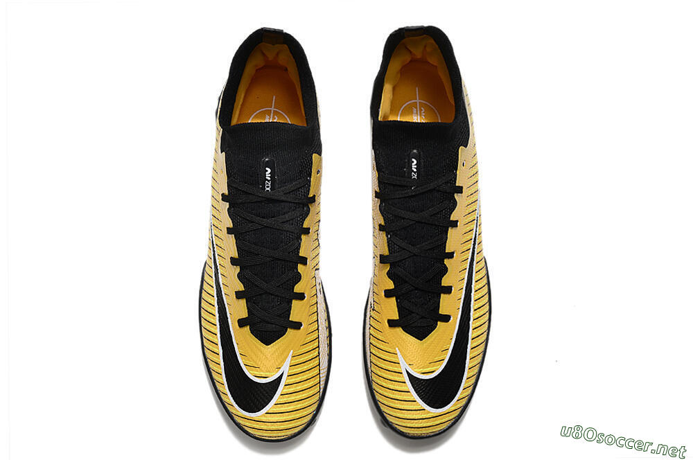 Unisex Nike Mercurial Superfly 9 Elite TF Football Shoes - Gold/Black/Silver 4