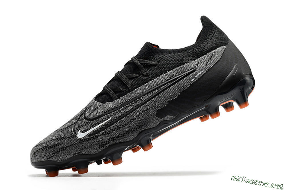 Men's Nike Phantom GX Elite AG Football Boots - Black/Grey 5