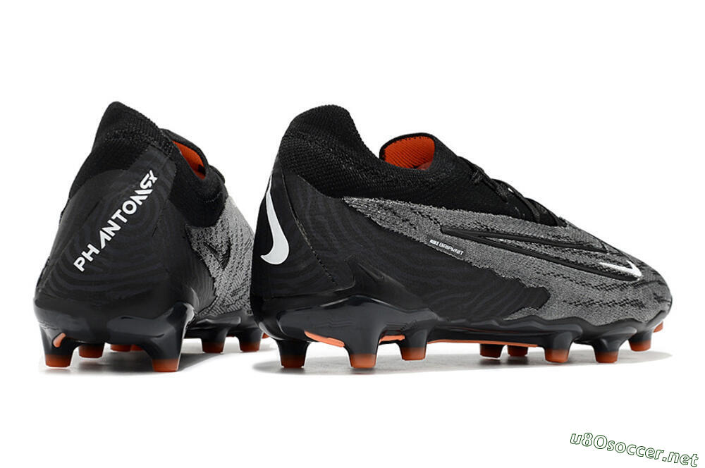 Men's Nike Phantom GX Elite AG Football Boots - Black/Grey 6