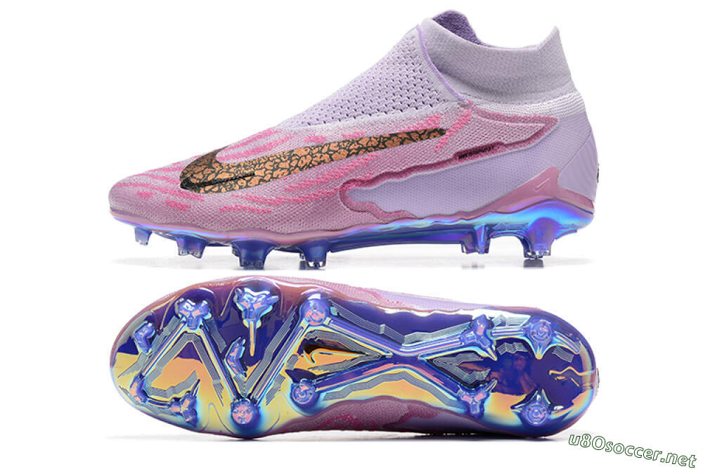 Men's Nike Phantom GX Elite DF FG Football Boots - Pink/Purple 1