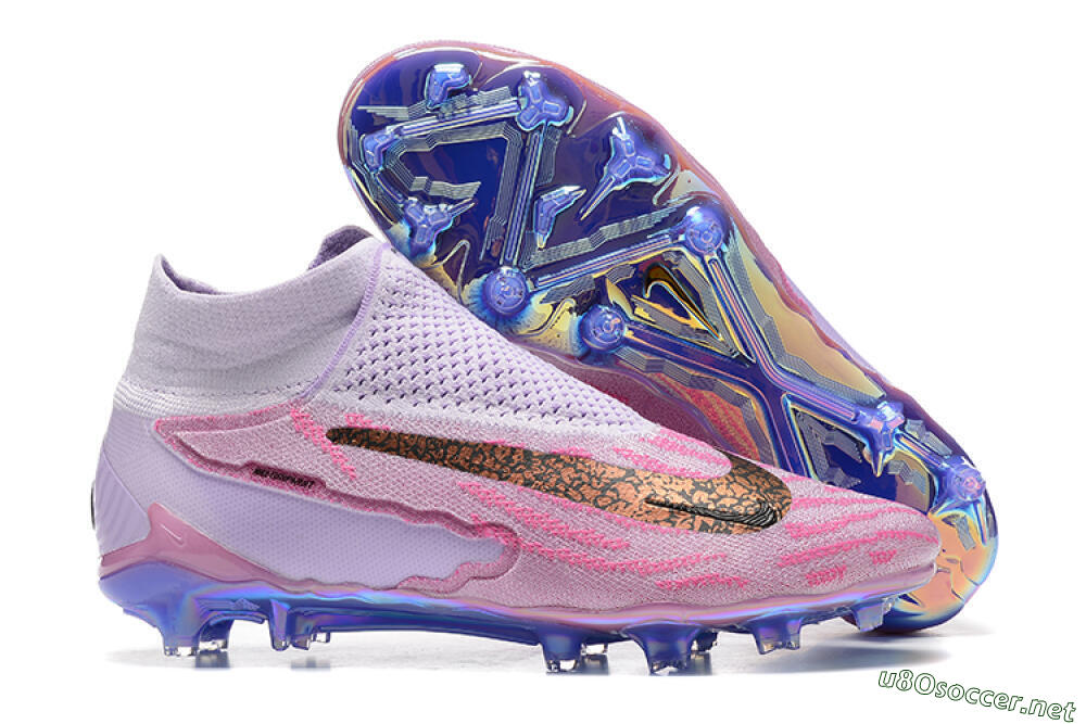 Men's Nike Phantom GX Elite DF FG Football Boots - Pink/Purple 2