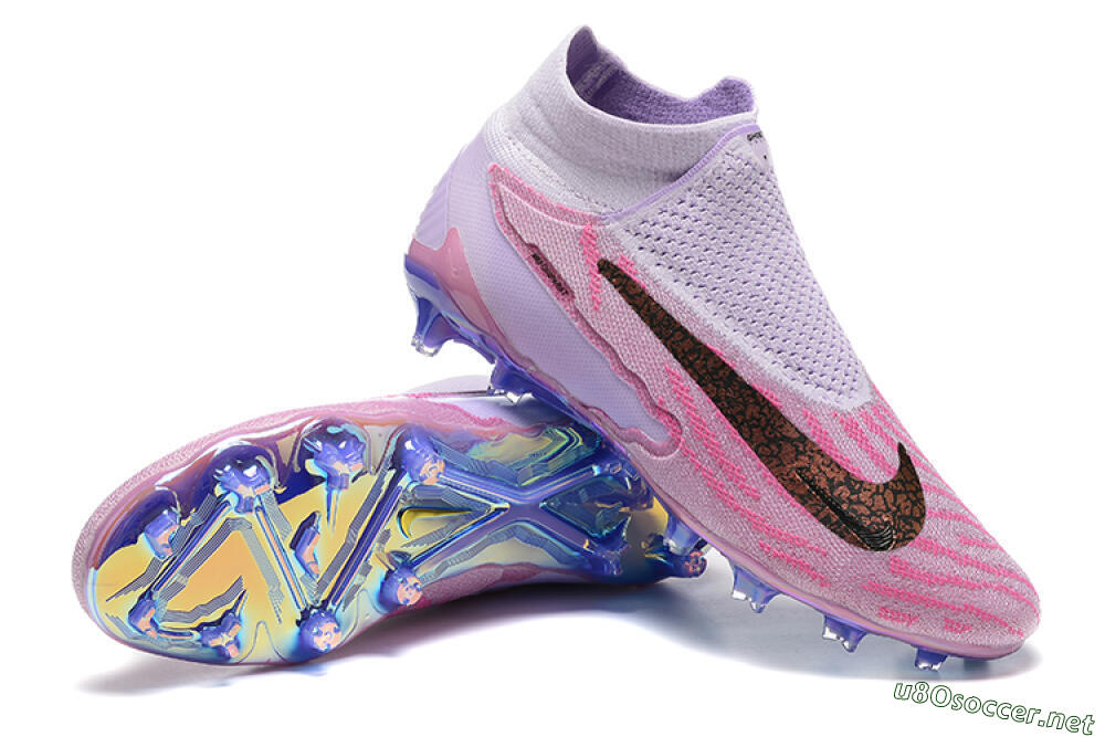 Men's Nike Phantom GX Elite DF FG Football Boots - Pink/Purple 4